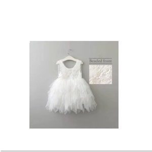 Topmaker Backless A-line Lace Back Flower Girl Dress 12m Tinker Bell